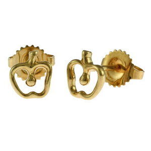 Tiffany Apple Earrings Gold Co